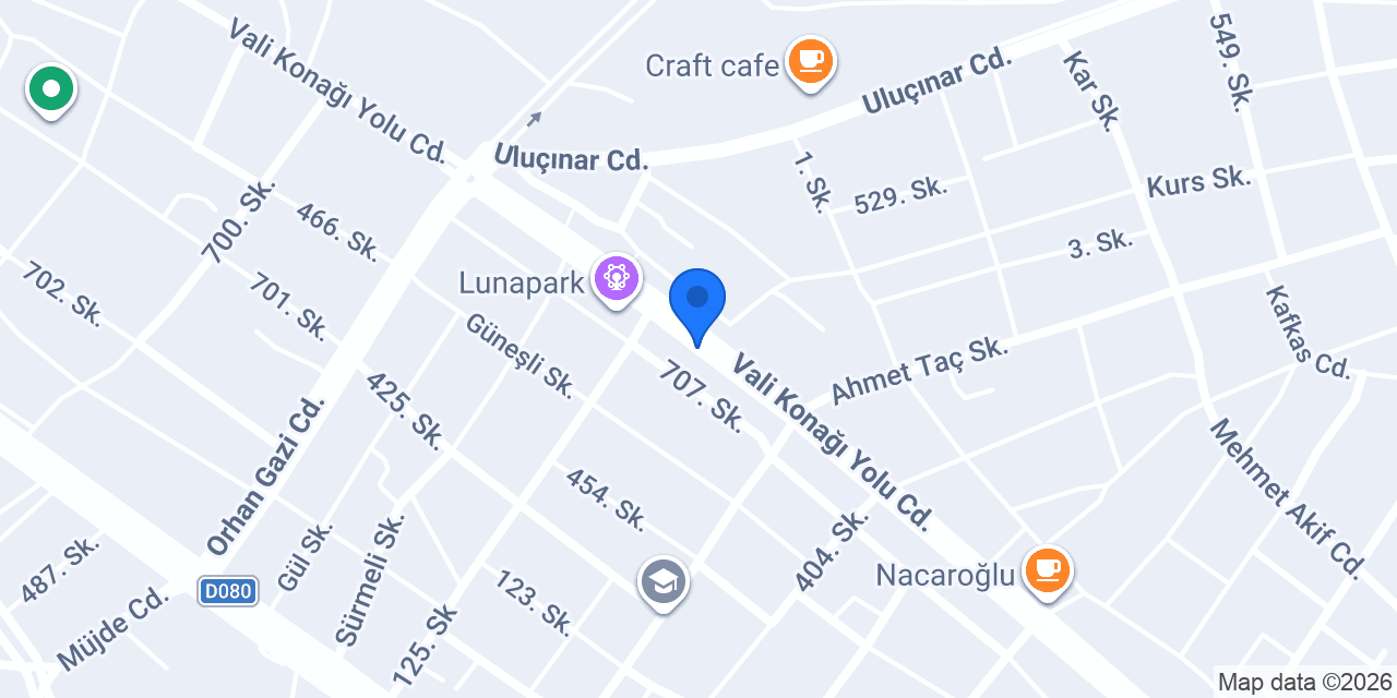 Korkmaz Store Vali yolu konumu
