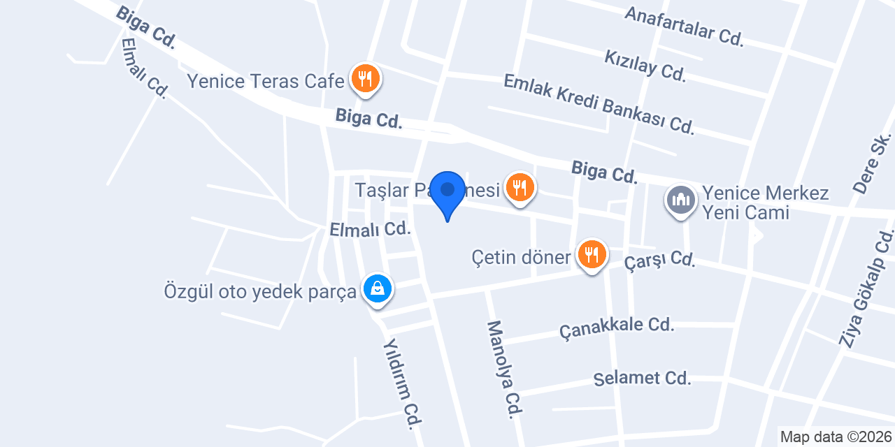 Yeşilyurt Ortaokulu konumu