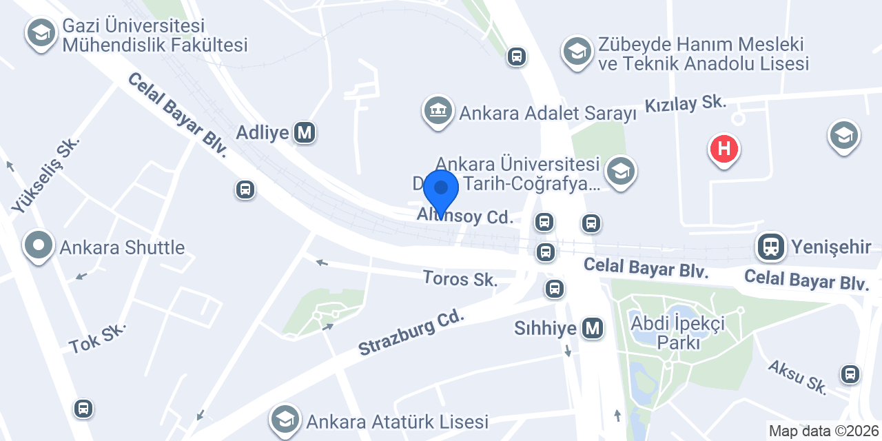Adliye Sarayı Taksi konumu