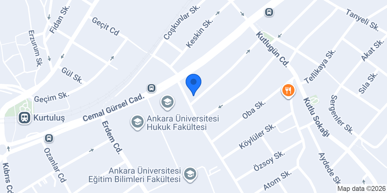 Özkan GIDA konumu