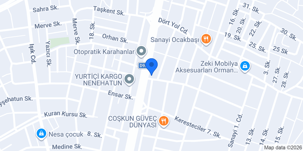 Börekçim (su böreği-kol böreği) konumu