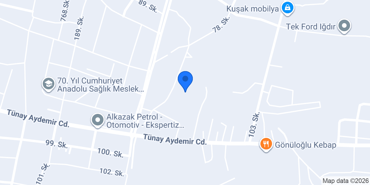 AKTAŞLAR OTOMOTİV konumu