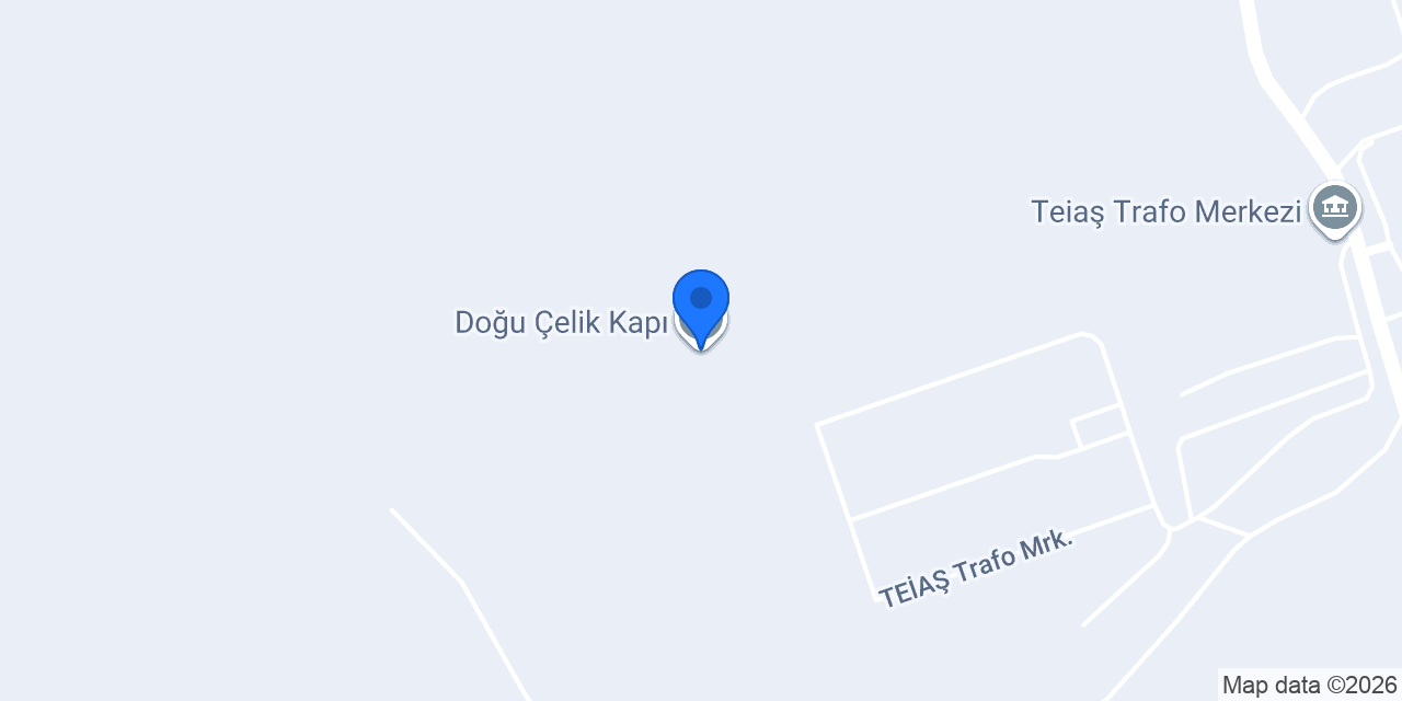 Doğu Çelik Kapı konumu