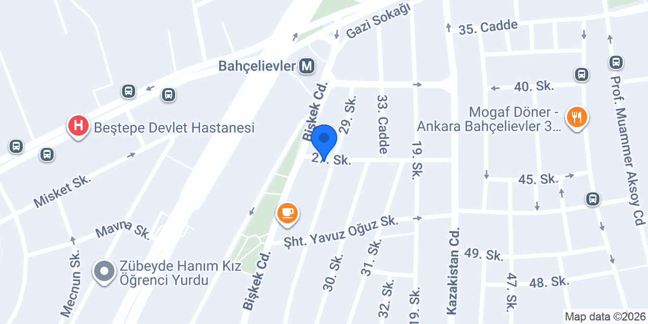 Eren Başer Motorlu Araçlar konumu