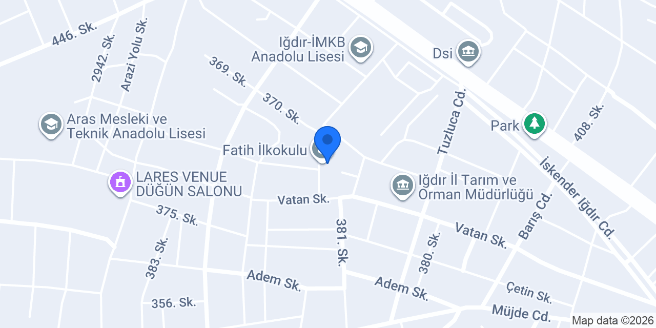 Fatih İlkokulu konumu