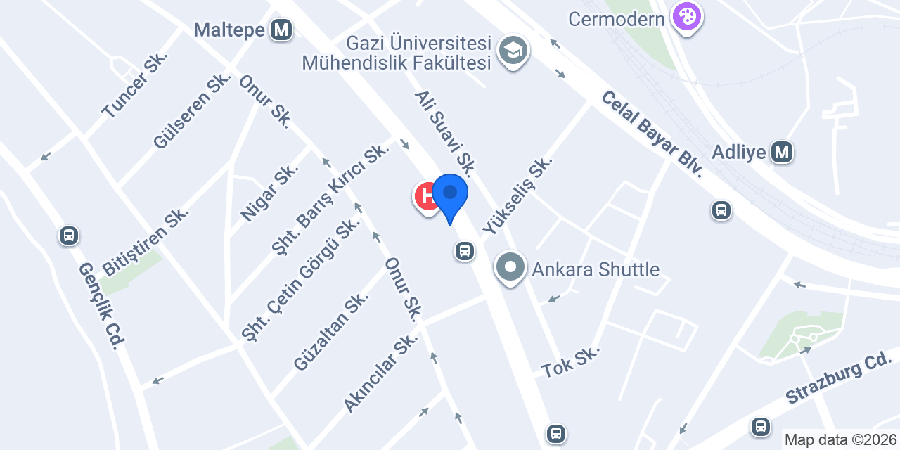 Türkiye İş Bankası Maltepe/Ankara Şubesi konumu