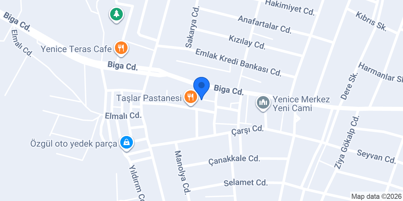 Özcan Gıda konumu
