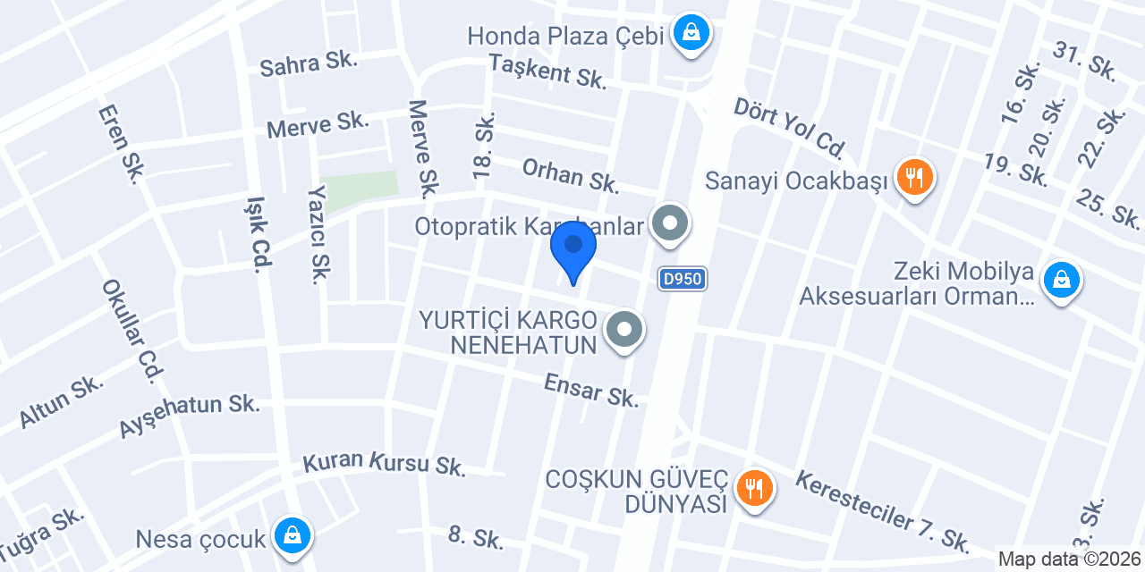 ERDOĞAN MOBİLYA konumu
