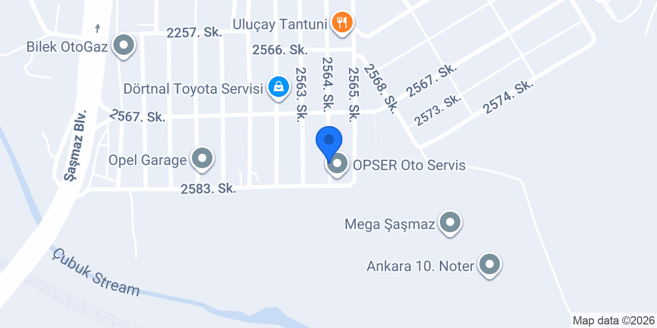 Pars Land Rover Yedek Parça konumu