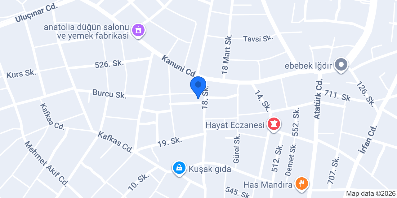 Coffe And Haus Iğdır konumu