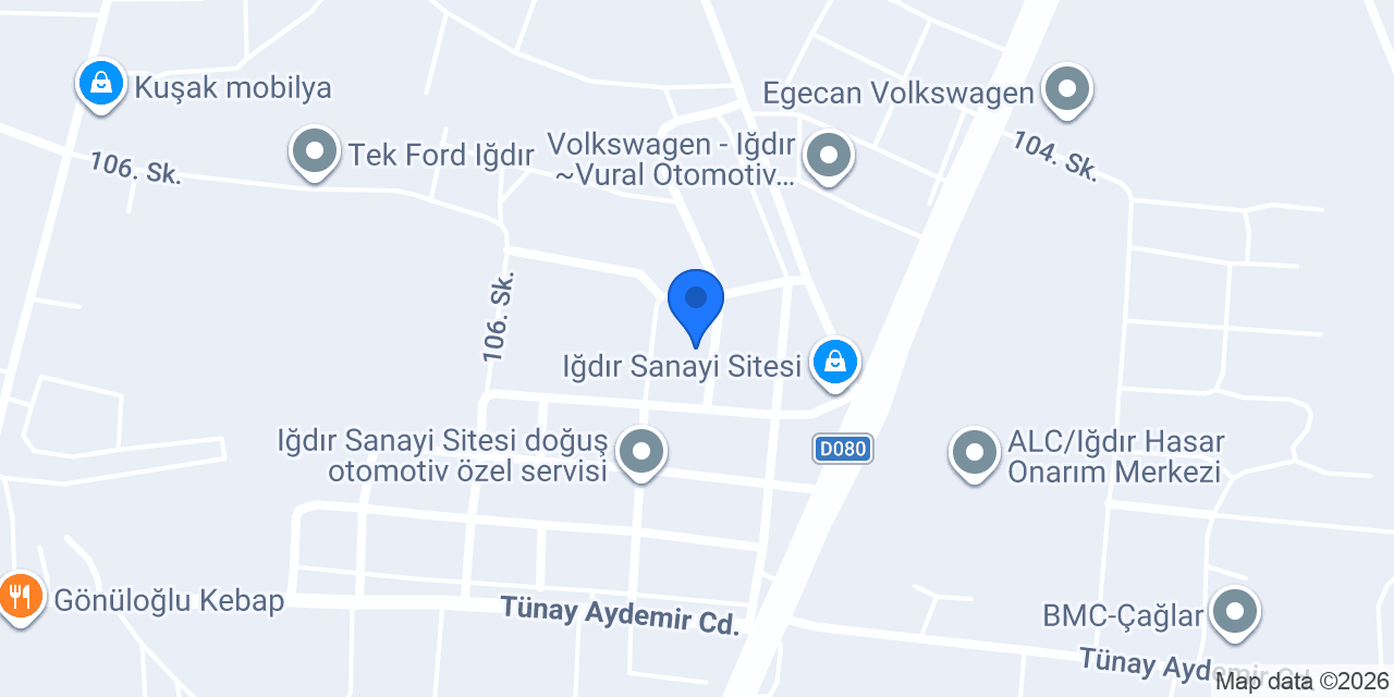 Karsan jest servisi konumu