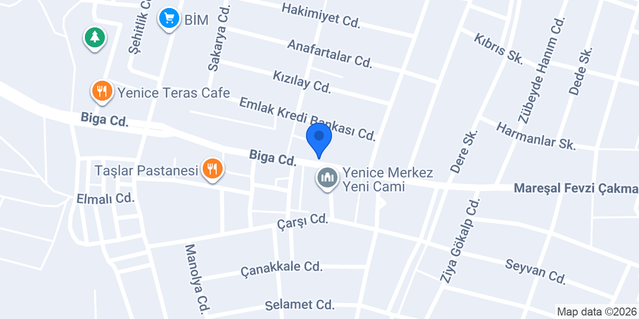 Çapar Ticaret konumu