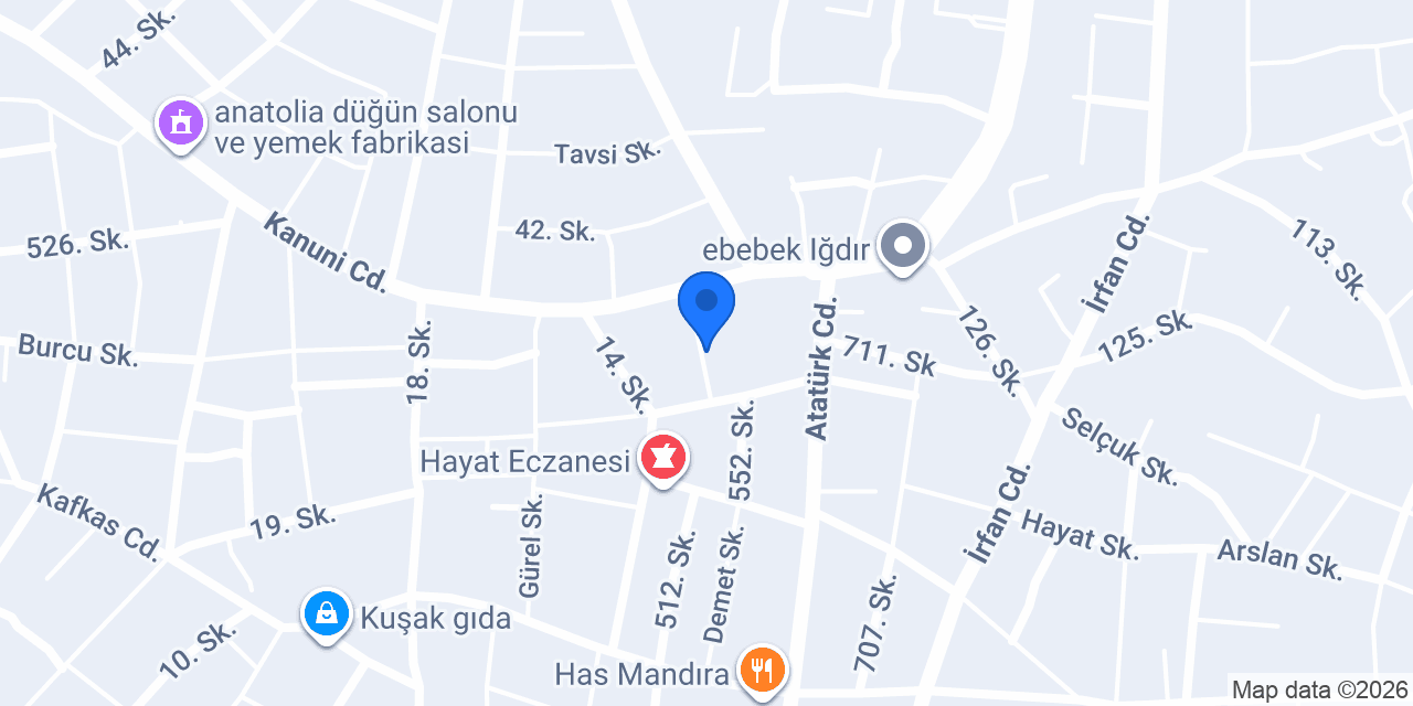 KAFKAS İŞ MAKİNELERİ EHLİYET KURSU konumu