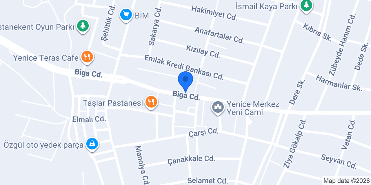 Aygaz Tüp Bayisi konumu