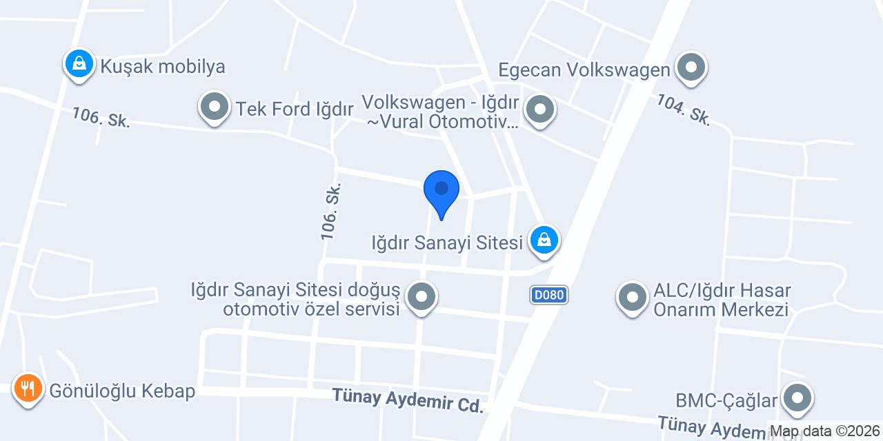 IĞDIR MOTOR YENİLEME konumu