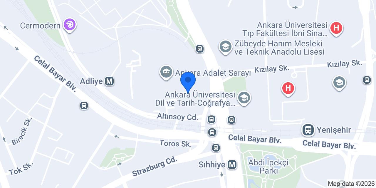Ankara Barosu konumu