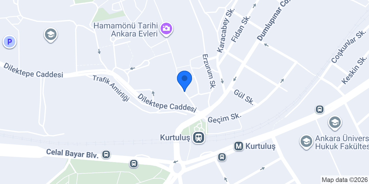Caner Otopark konumu