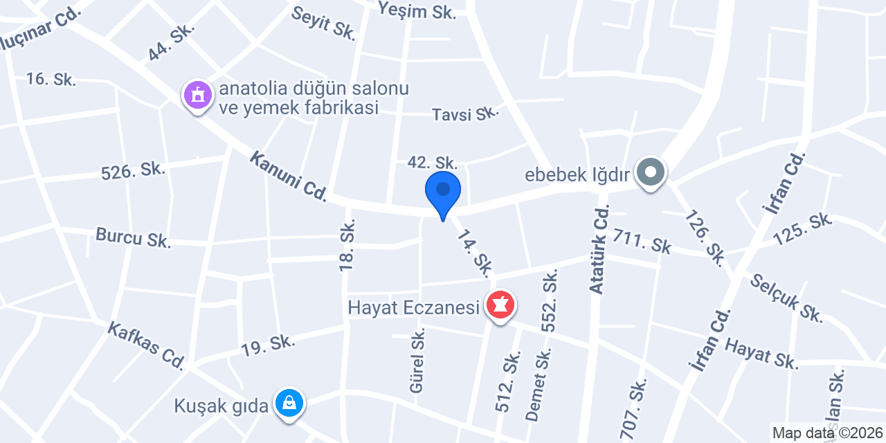 Büşra Butik konumu