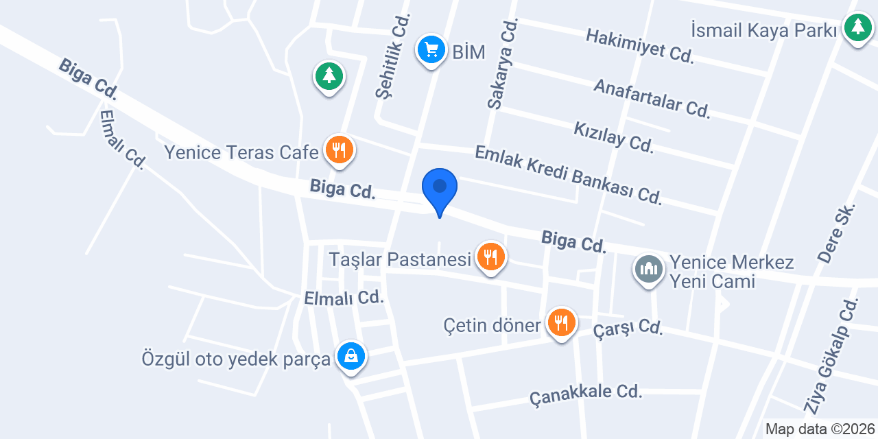 Ünal Sürücü Kursu konumu