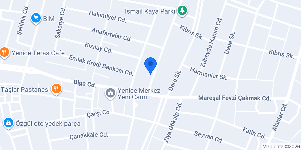 Begüm Eczanesi konumu