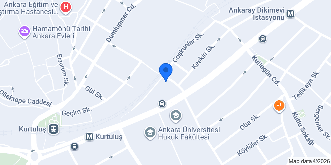 Kırık Oklava konumu