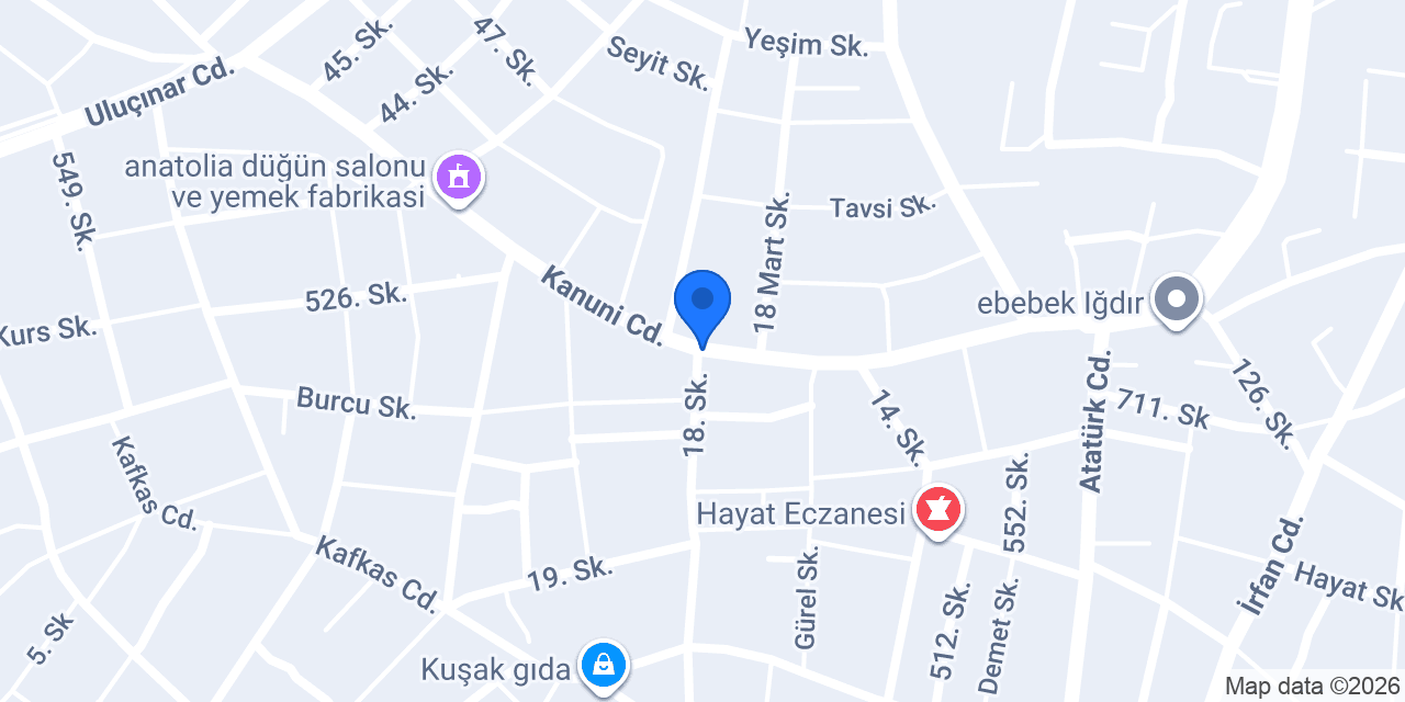 İl-Car GARAGE konumu