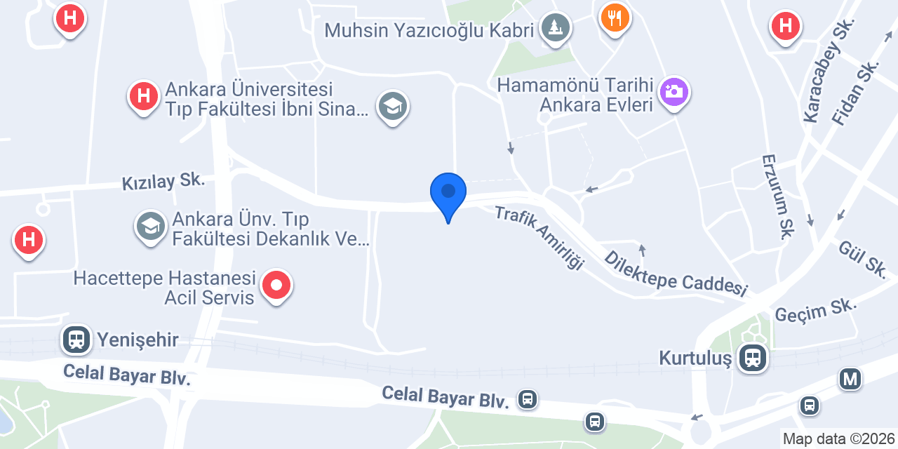 Hacettepe Konukevi 1 konumu