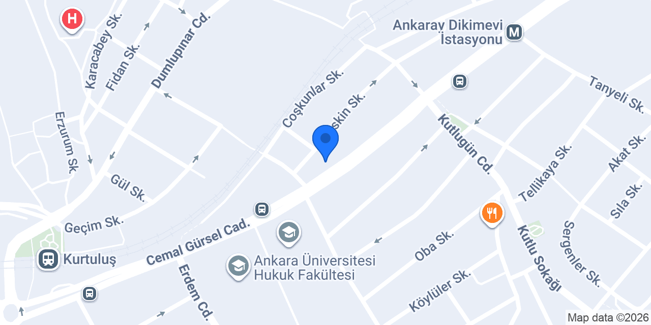 DenizBank Cebeci Şubesi konumu