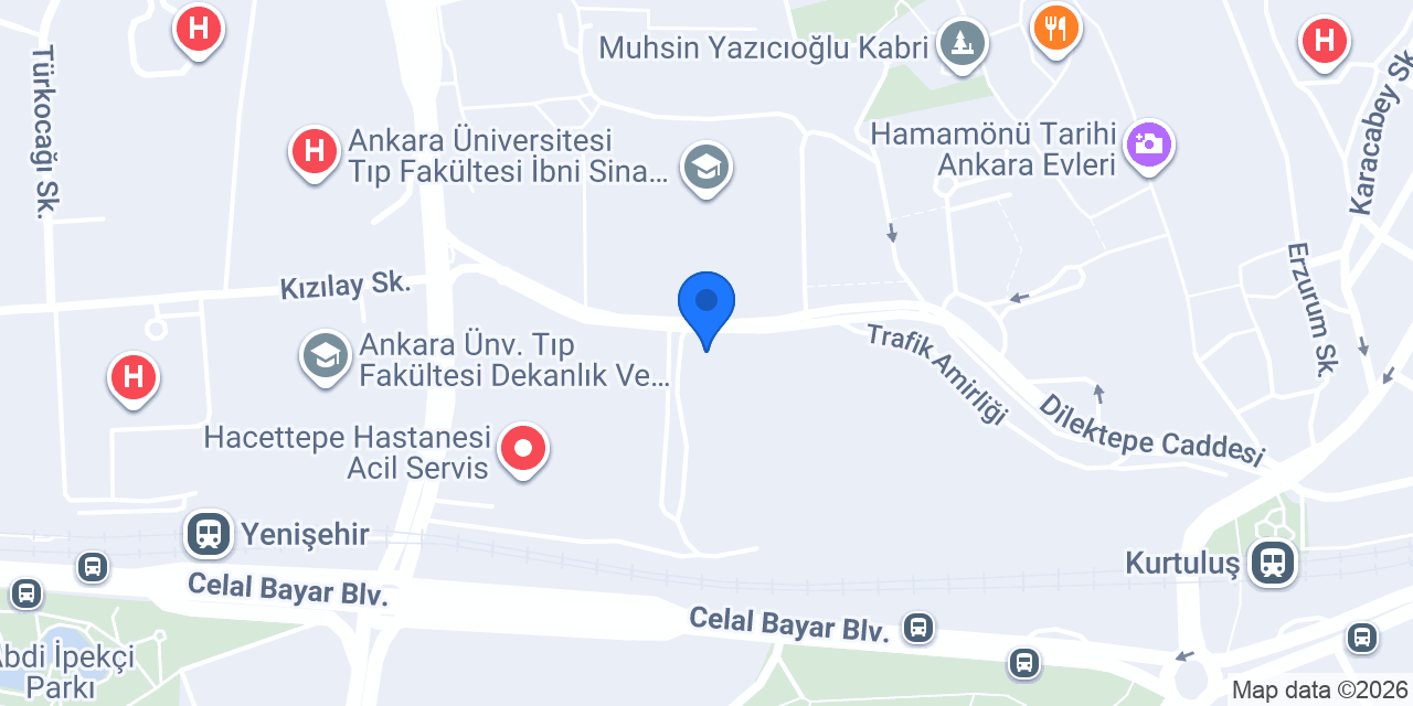 Hacettepe Dahiliye konumu