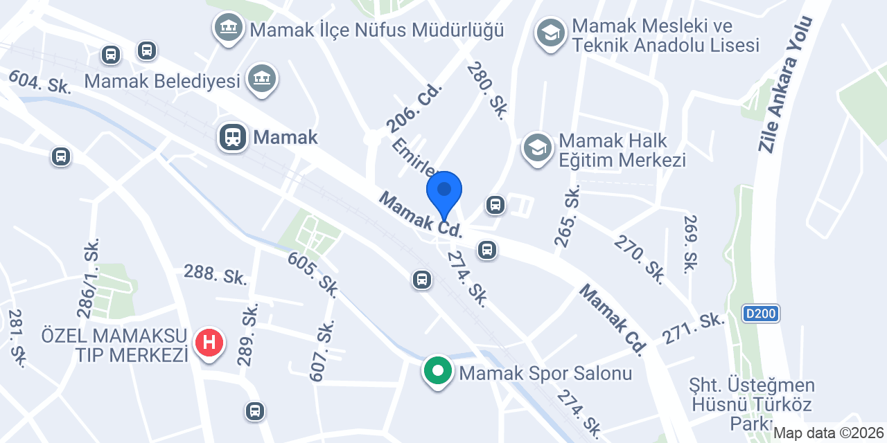 Mamak Altus Bayi konumu