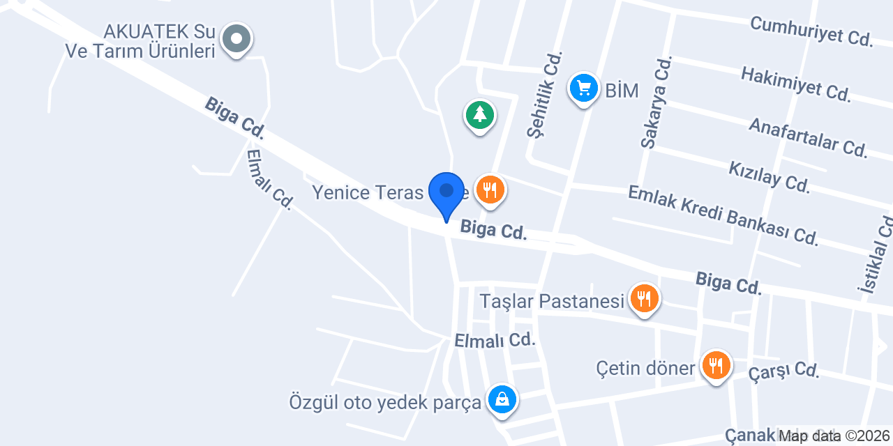 Bil Dershaneleri konumu