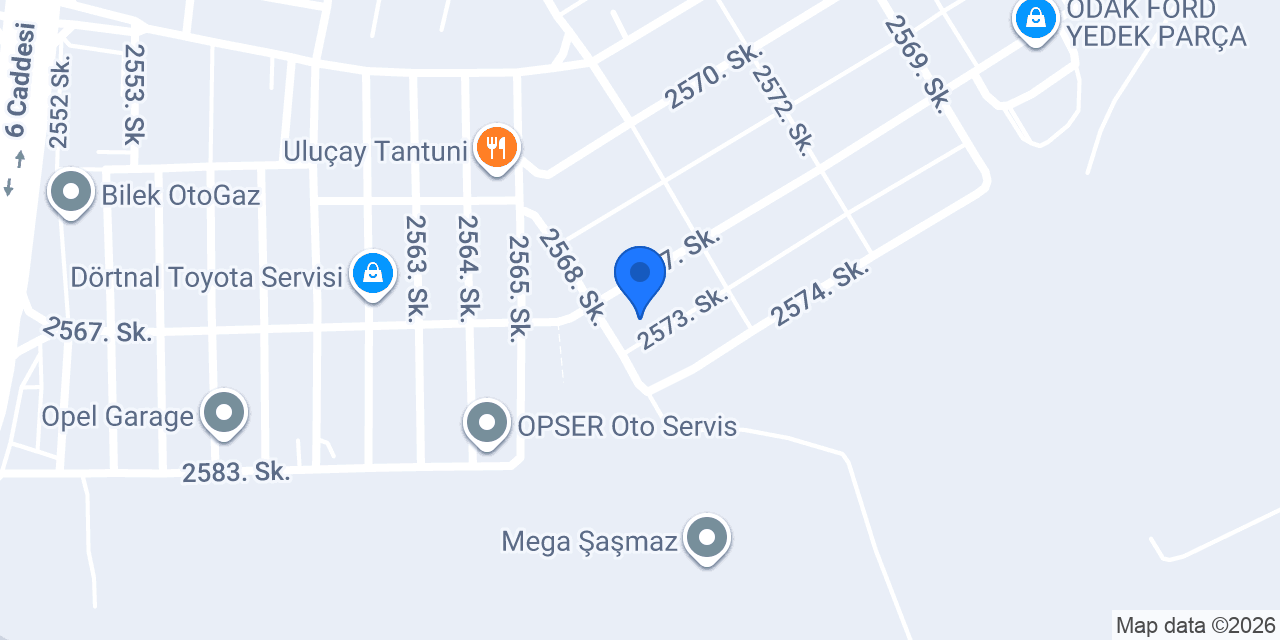 Star oto kaporta konumu