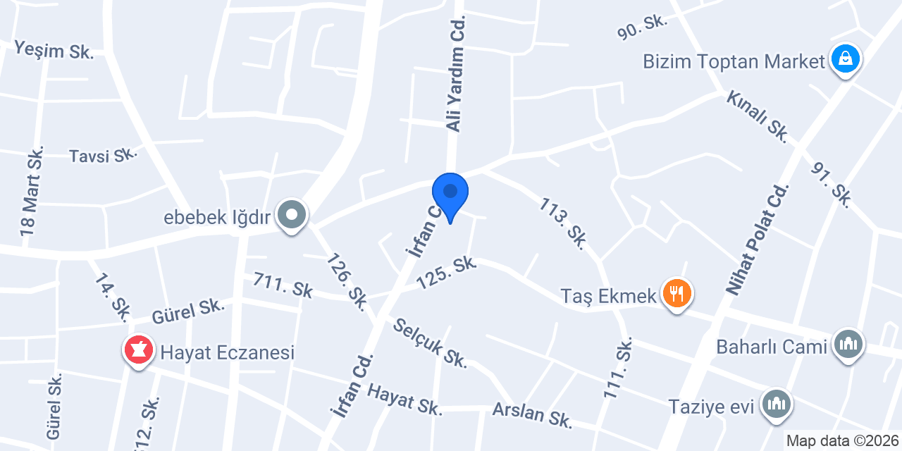 Yeni Parti Iğdır İl Başkanlığı konumu