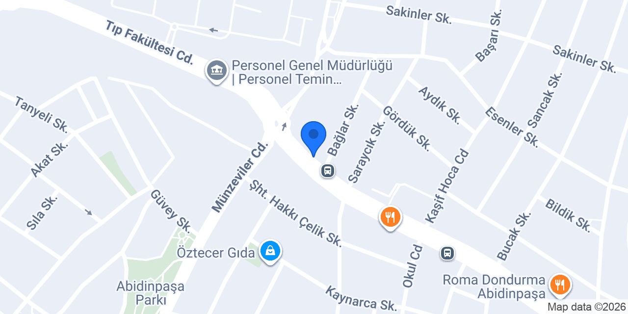 Polen Fırın Cafe konumu