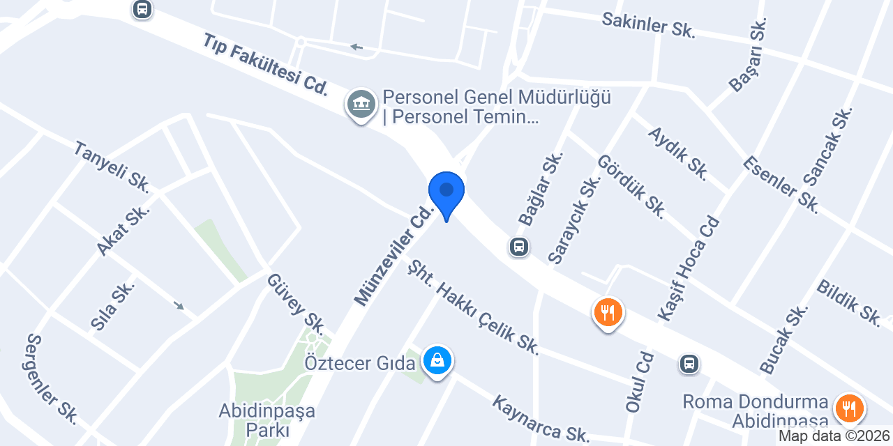 ZÜLAL ECZANESİ ABİDİNPAŞA konumu