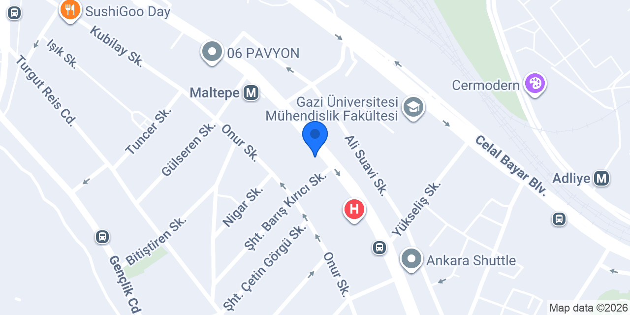 Akbank Maltepe/Ankara Şubesi konumu