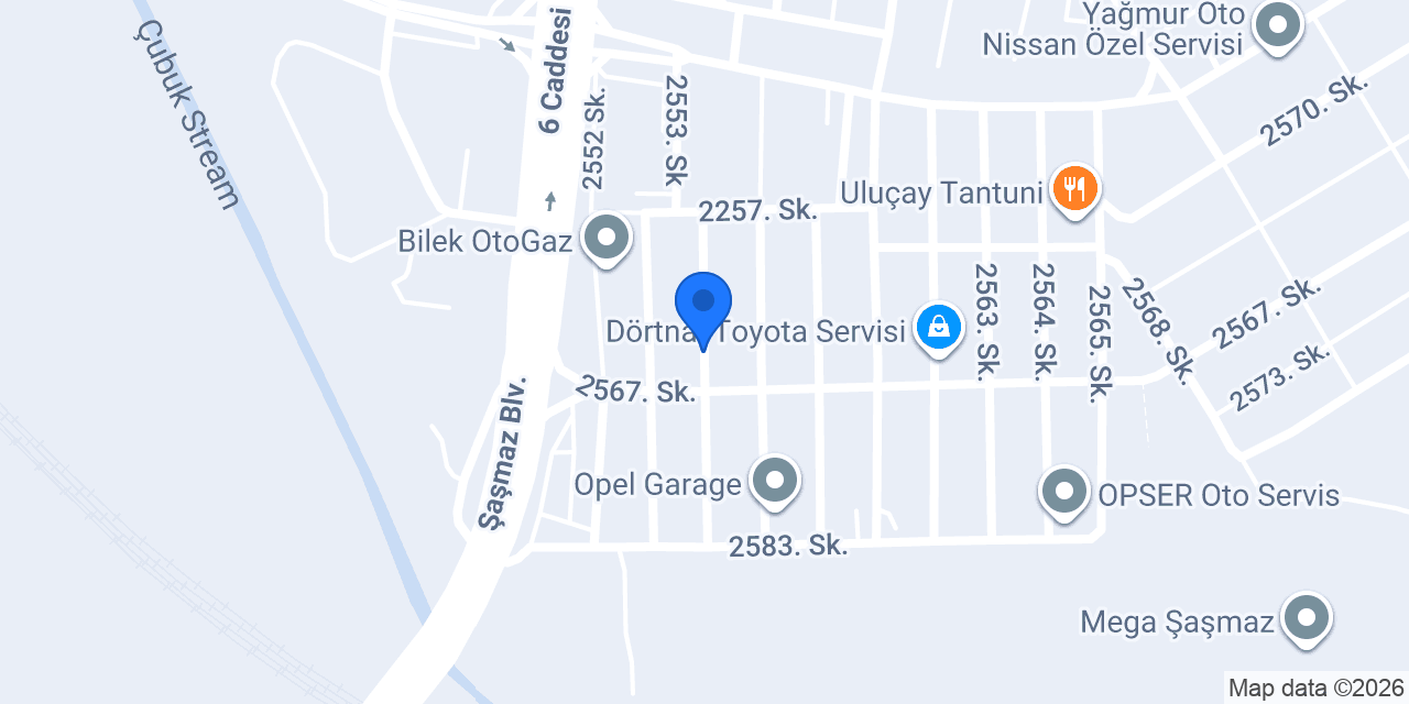 Karagözler Oto konumu