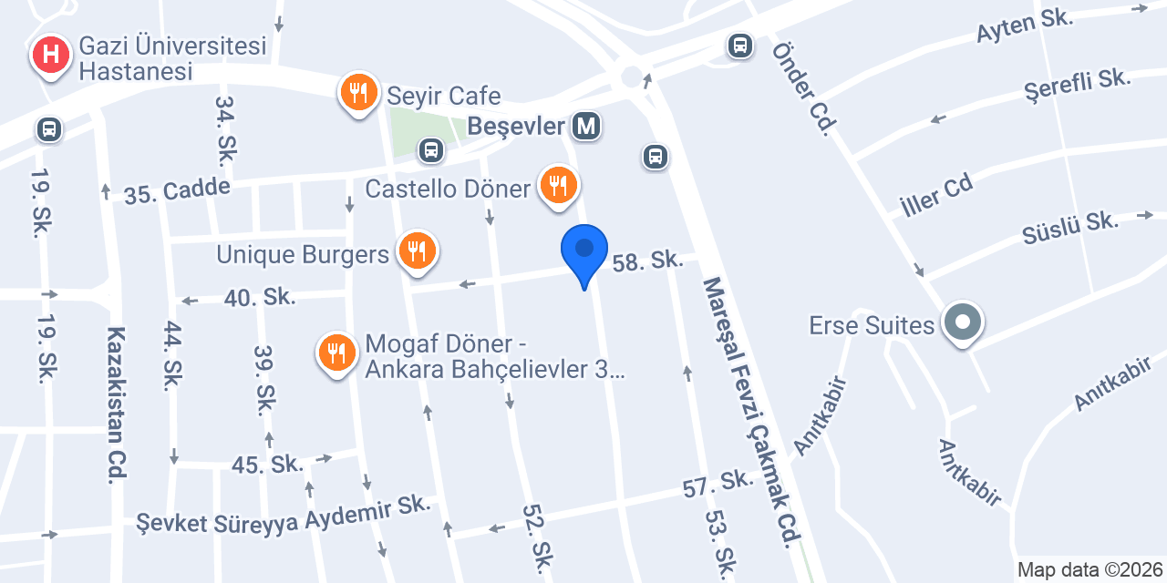 Gözde Erkek Kuaförü konumu