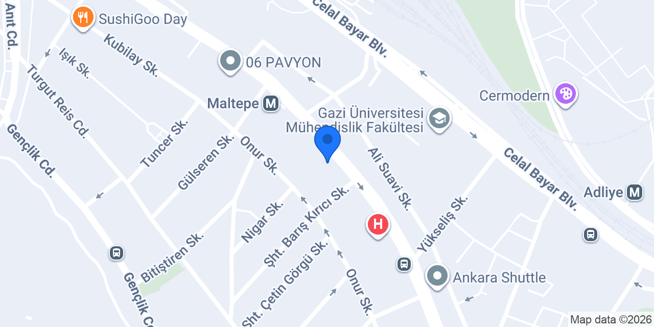 Gümüş Hukuk Bürosu konumu