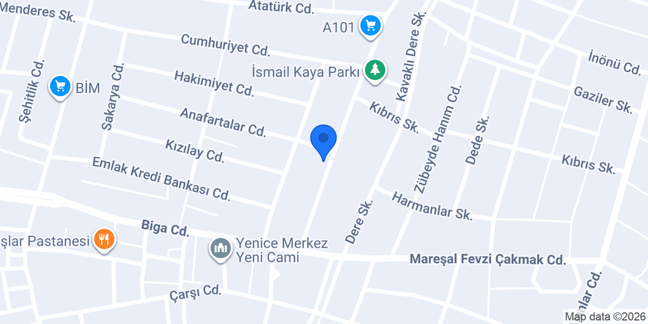 Özbir Mobilya konumu