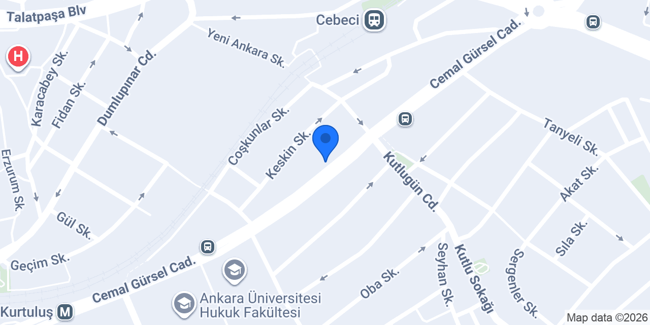 Ziraat Bankası Cebeci Şubesi konumu
