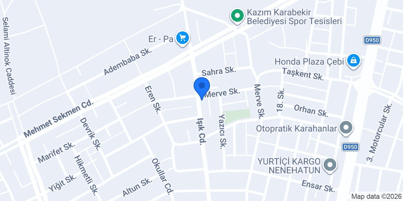 Oses Çiğ Köfte konumu