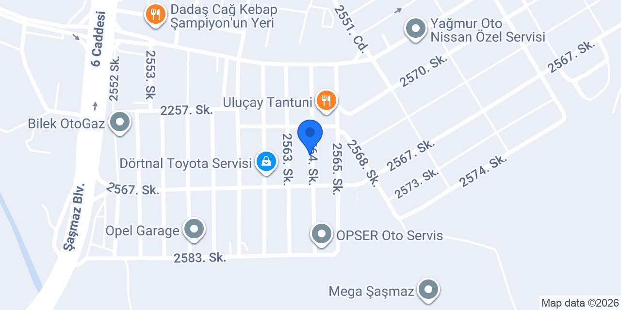 Akbaş Gıda konumu