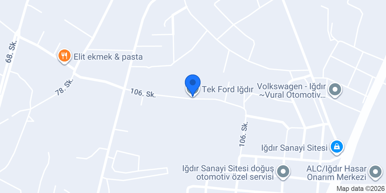 Tek Ford Iğdır konumu