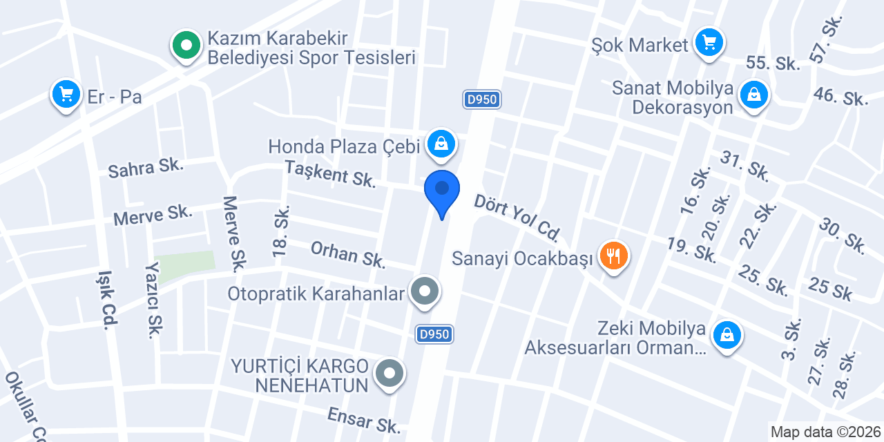 DHL eCommerce - Nenehatun Şubesi konumu