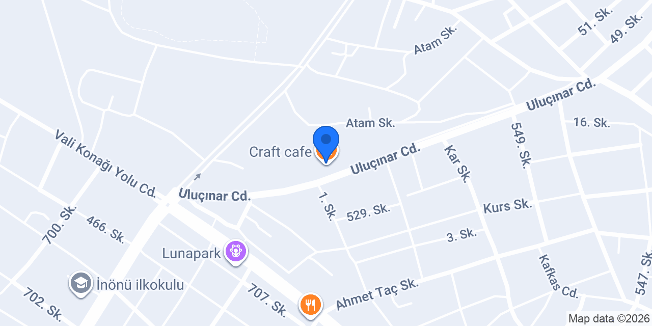 Craft cafe konumu