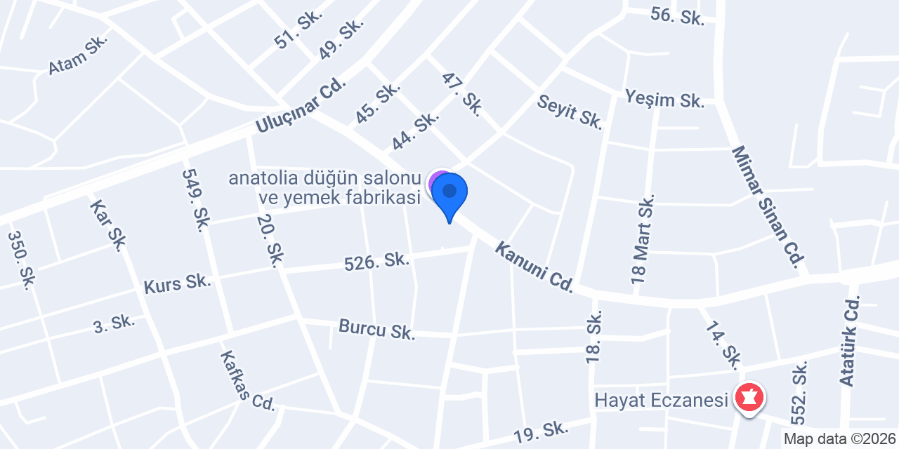 Rüya Organizasyon konumu