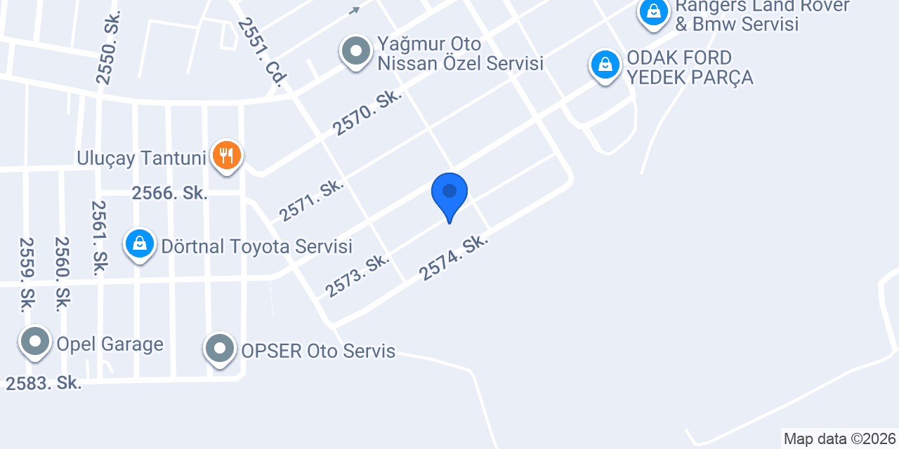 Başkent Bmw Özel Servisi Ankara konumu