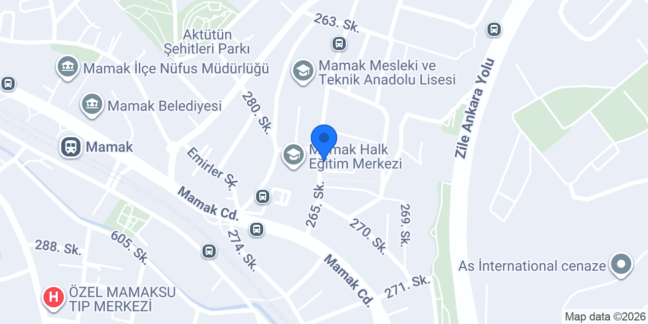 Anadolu Yakası Perde Evi konumu