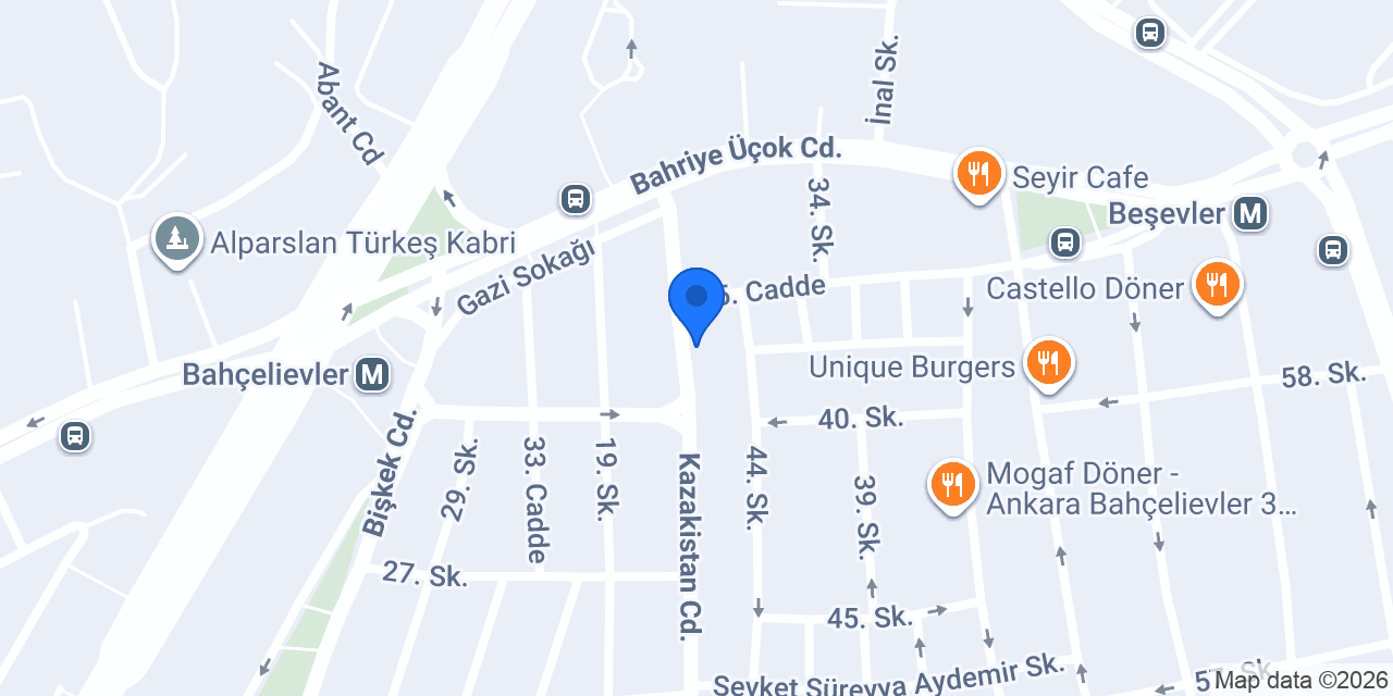 Gökhan Otomotiv Ankara konumu